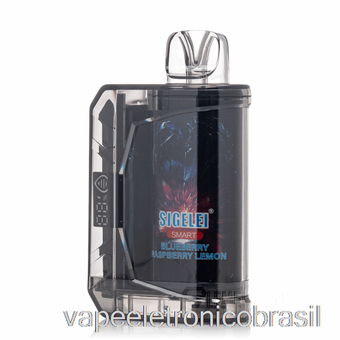 Vape Recarregável Sigelei Smart Ac10000 Descartável Mirtilo Framboesa Limão